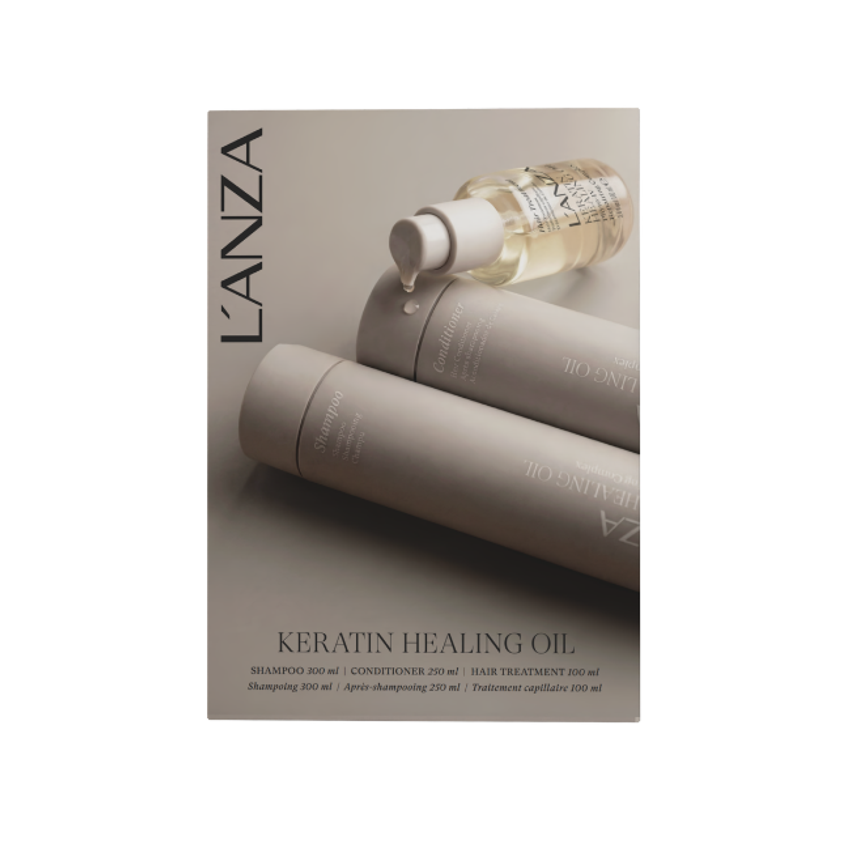 L\'anza Keratin Healing Oil Holiday Trio