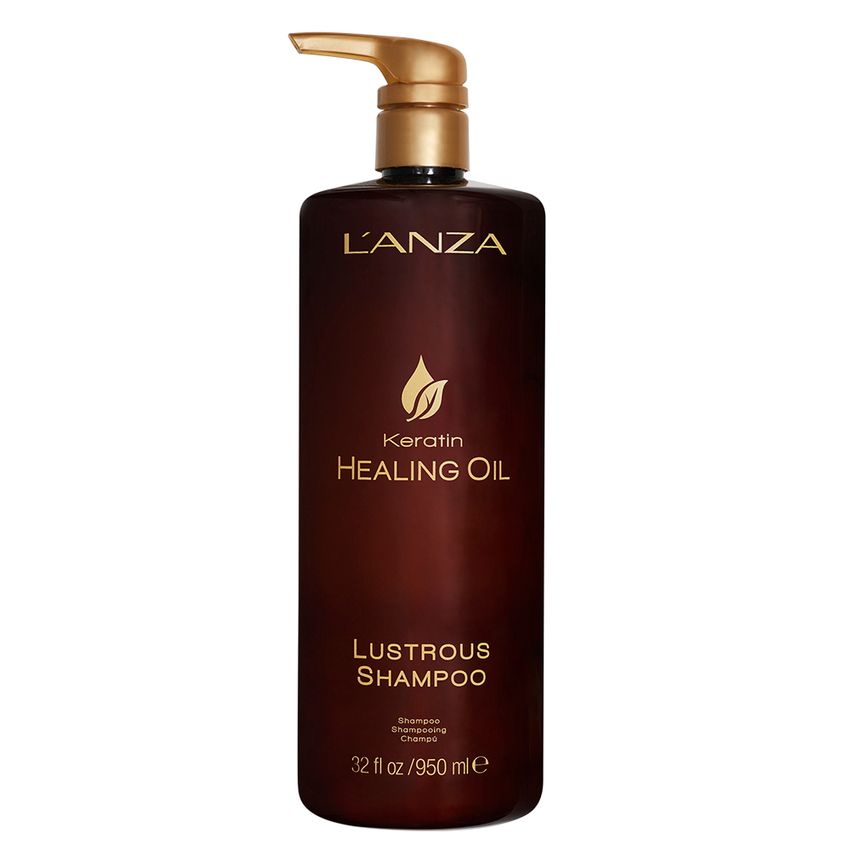 L'ANZA KERATIN HEALING LUSTROUS OIL SHAMPOO 33OZ