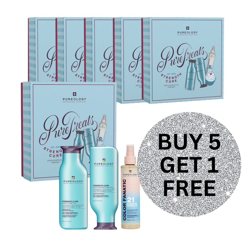 PUREOLOGY STRENGTH CURE BOX SET BUY 5 GET 1 FREE