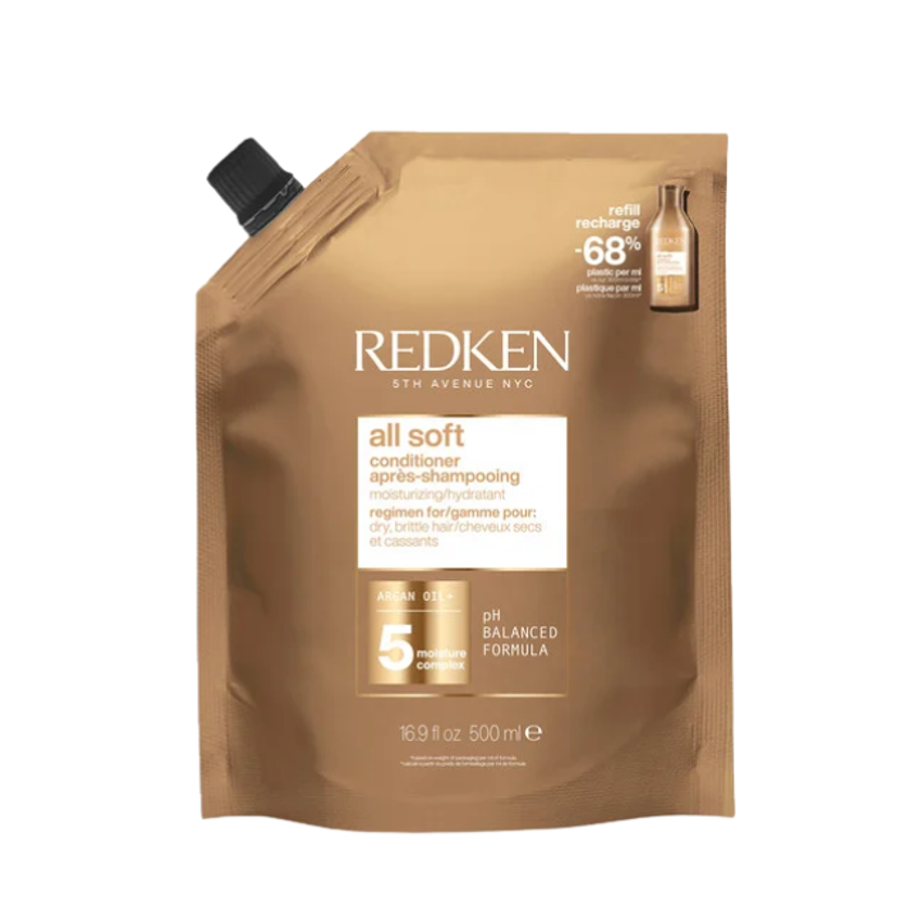 Redken All Soft Conditioner 16.9oz Refill