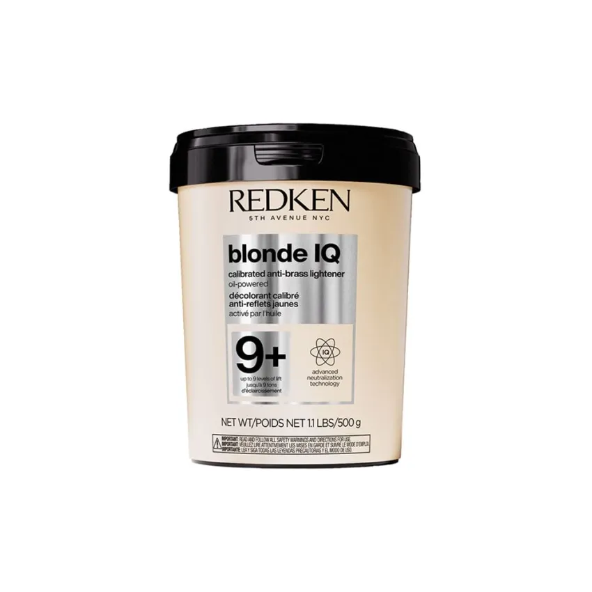 REDKEN BLONDE IQ CALIBRATED ANTI-BRASS 9+ LIGHTENER 1LB