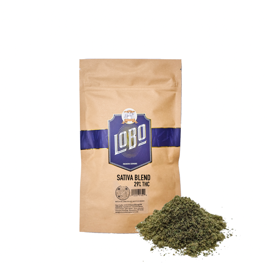 LOBO | Sativa Blend | Flower | 28g Pre-ground Sativa Blend