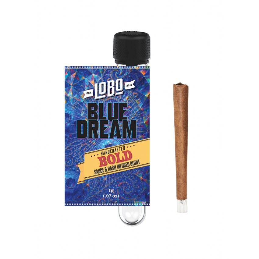 LOBO | Blue Dream | Infused Preroll | Bold 1g Infused