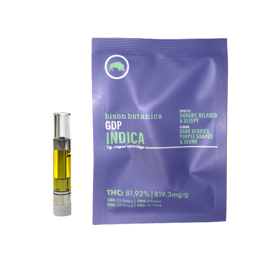 Bison Botanics | GDP | 1g Threaded Cartridge