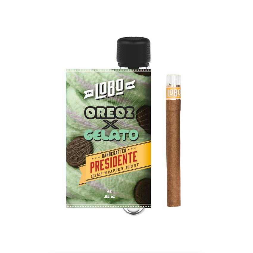 LOBO | Oreoz x Gelato | Infused Preroll | Presidente 2g Infused