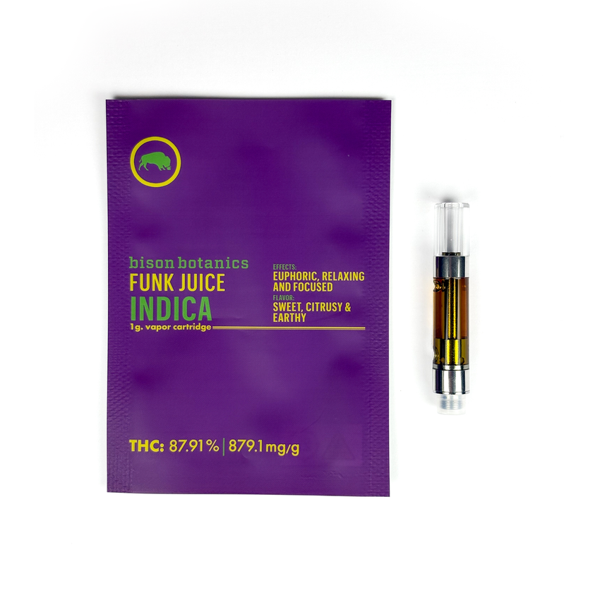 Bison Botanics | Funk Juice | 1g Threaded Cartridge