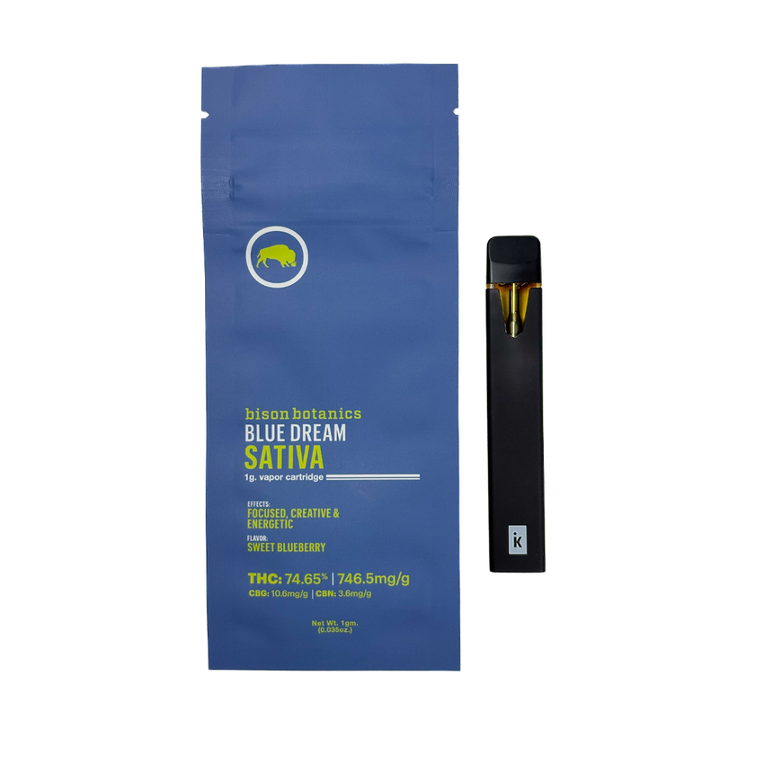 Bison Botanics | Blue Dream | 1g AIO Vape