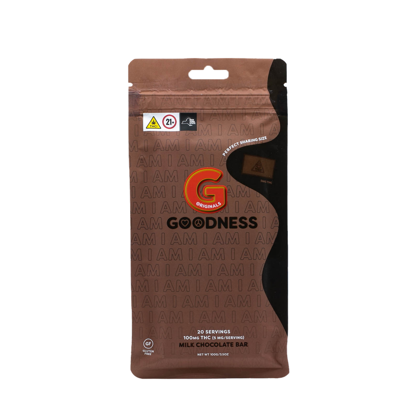I Am Goodness | Milk Chocolate Bar | Infused Edible | 100mg