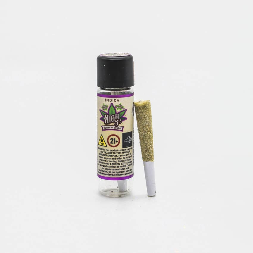 High 5 | #23a | Indica Infused Pre Roll | 0.8g