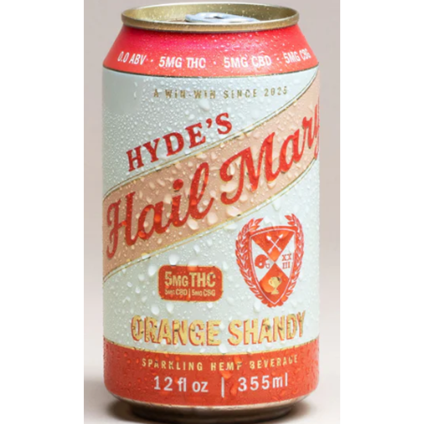 Hyde's Hail Mary | Orange Shandy | THC Seltzer | 12oz Can