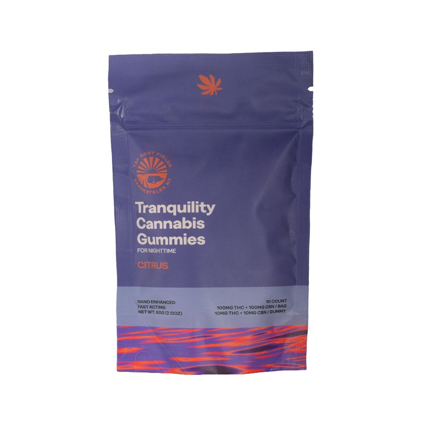 Tap Root Family | 10Ct Tranquility CBN Sleep | Sleep Gummy | 100MG