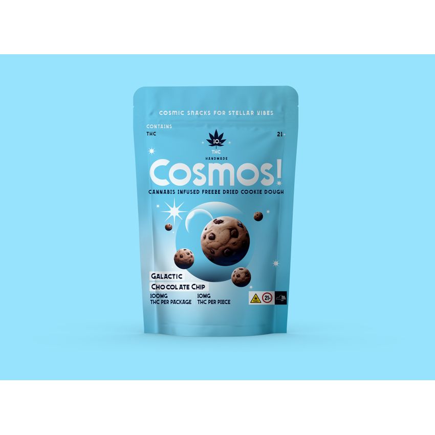 Cosmos Freeze-Dried Cookie Dough Balls - Chocolate Chip - 10mg x10