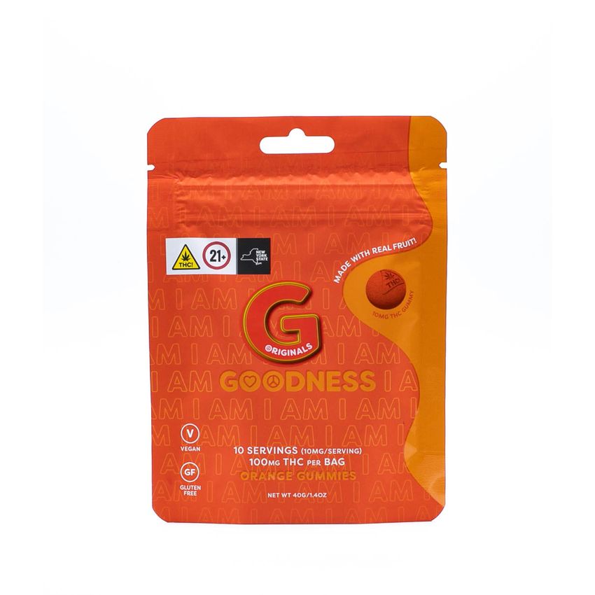 I Am Goodness | Orange Gummies | Infused Edible | 100mg