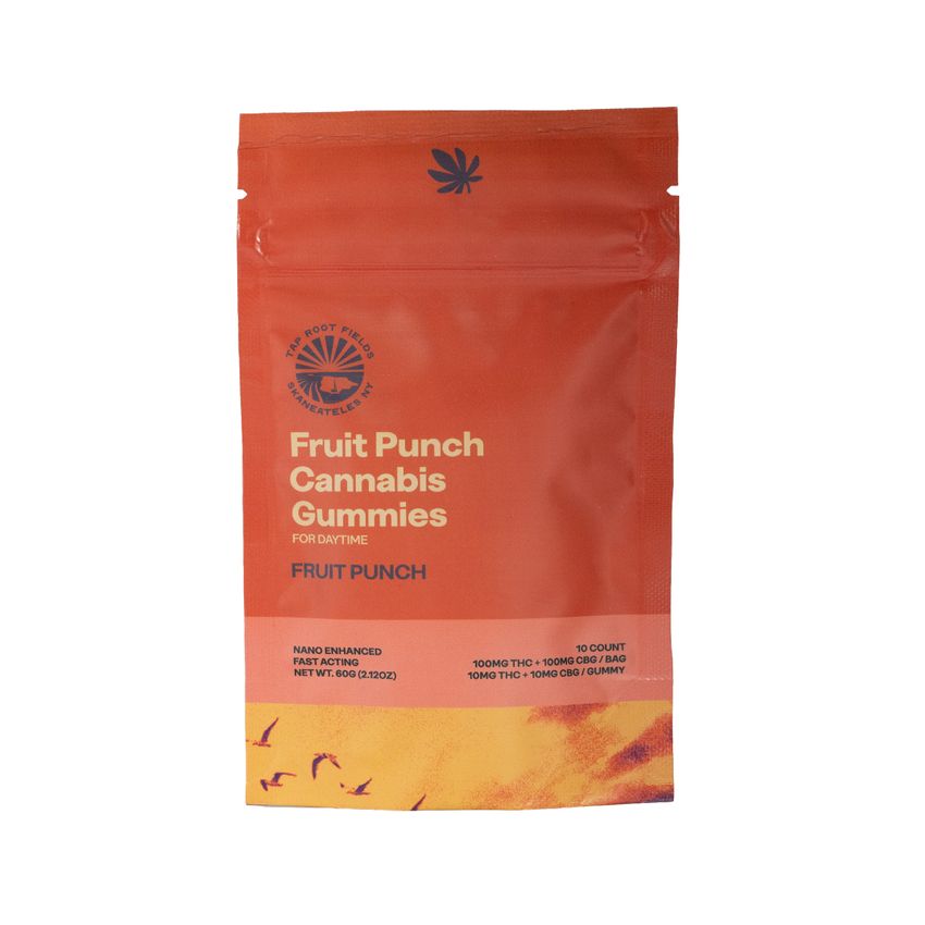Tap Root Family | 10Ct Fruit Punch | Daytime Gummy | 100MG