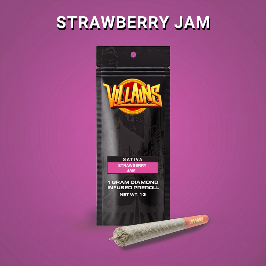 Villains | Strawberry Jam | Pre Roll | 1g