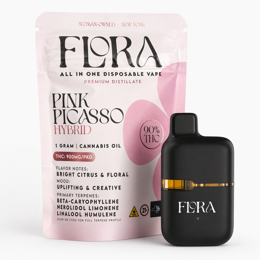 Flora | AIO Distillate Disposable | Pink Picasso