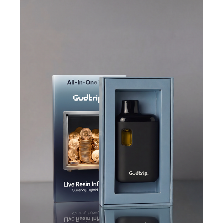 Gudtrip - Live Resin AIO 1G - Apple Fritter - Hybrid(Currency)