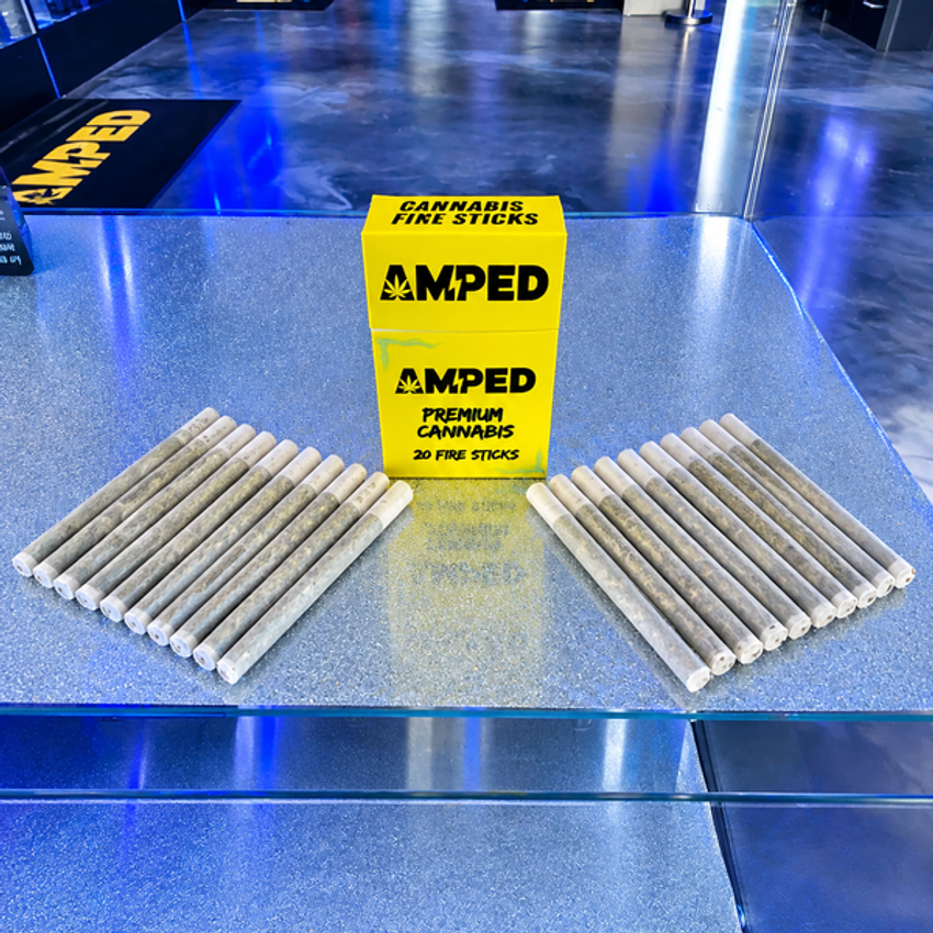 Amped | Bruce Banner | Preroll | 18 Pack 1g