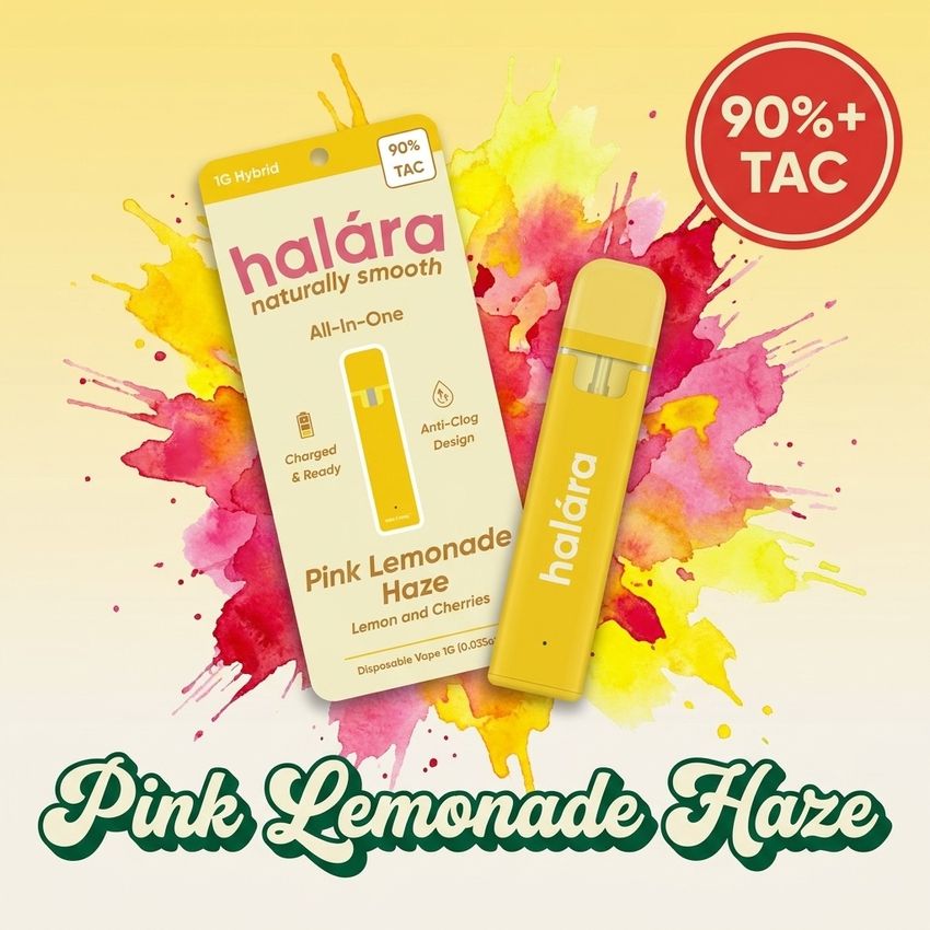 Halara | Pink Lemonade Haze AIO | 1g Vape