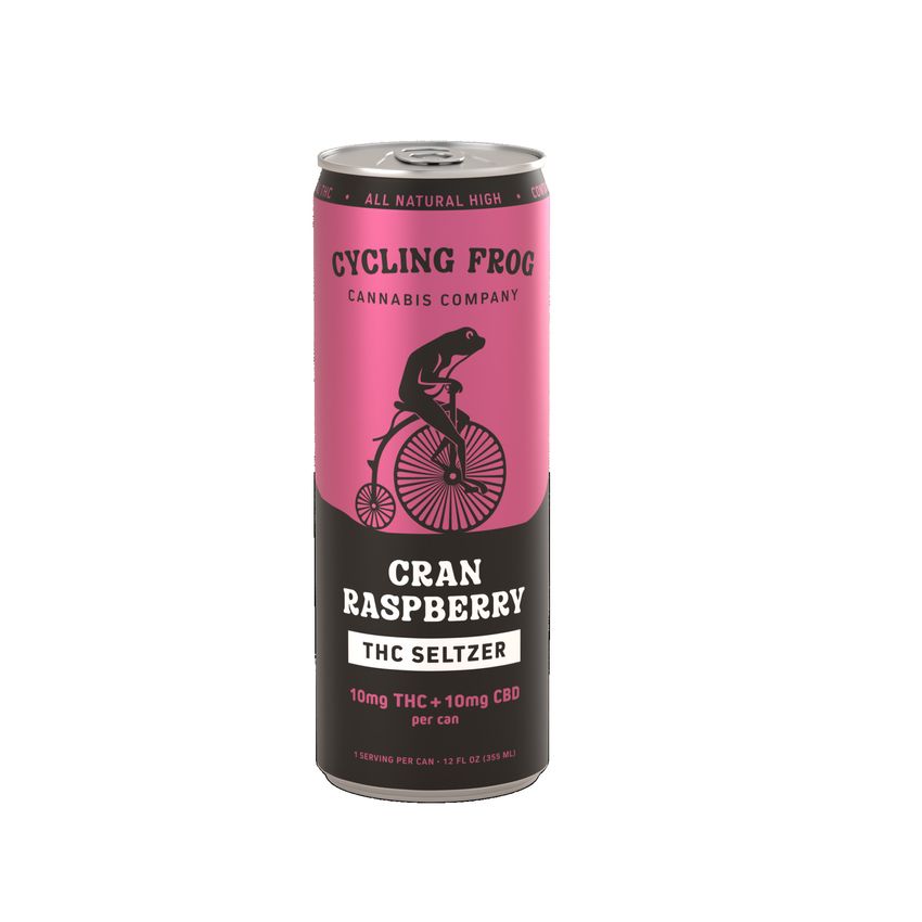 Cycling Frog | Cran Raspberry | THC Seltzer | 12oz Can