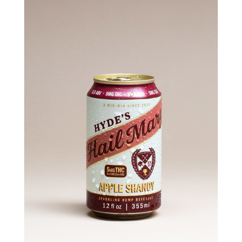 Hyde's Hail Mary | Apple Shandy | THC Seltzer | 12oz Can
