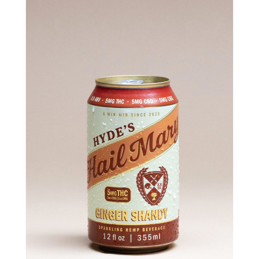 Hyde's Hail Mary | Ginger Shandy | THC Seltzer | 12oz Can