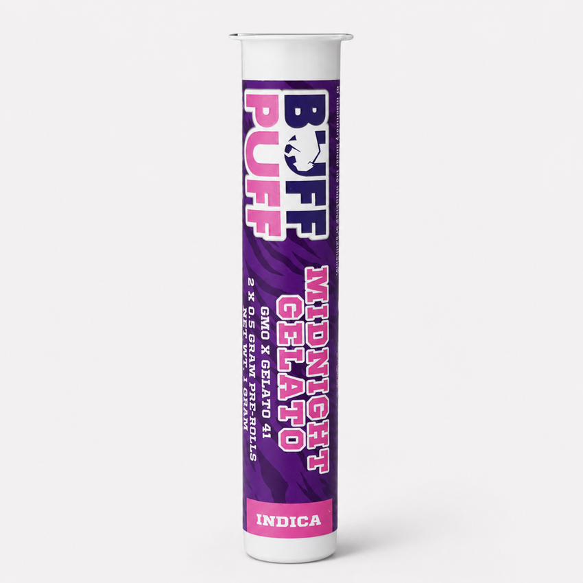 Buff Puff | Preroll | 0.5g 2pk | Midnight Gelato