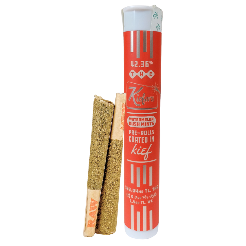 Kiefers | 2pk Watermelon Kush Mints | Prerolls