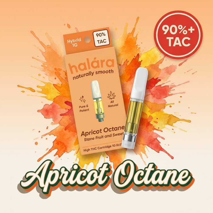 Halara | Apricot Octane 510 | 1g Vape