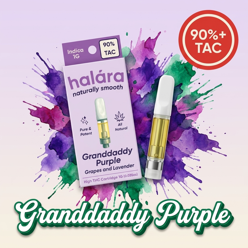Halara | Granddaddy Purple 510 | 1g Vape