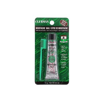 CLUBMAN MOUSTACHE WAX BROWN 0.5oz