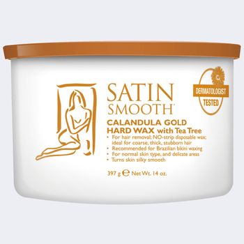 SATIN SMOOTH CALENDULA HARD WAX 14oz