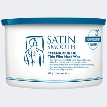 SATIN SMOOTH TITANIUM HARD WAX 14oz