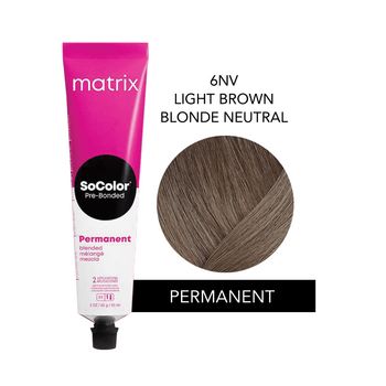 SOCOLOR LIGHT BROWN BLONDE NEUTRAL 6NV