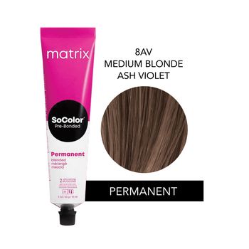 SOCOLOR MEDIUM BLONDE ASH VIOLET 8AV