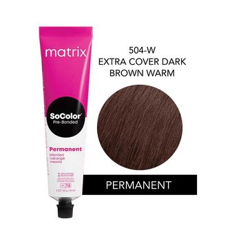SOCOLOR EXTRA COVER DARK BROWN WARM 504-W