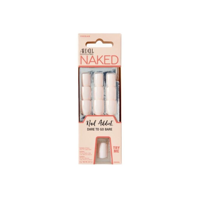 ARDELL NAKED PRESS ON NAIL KIT PORCELAIN