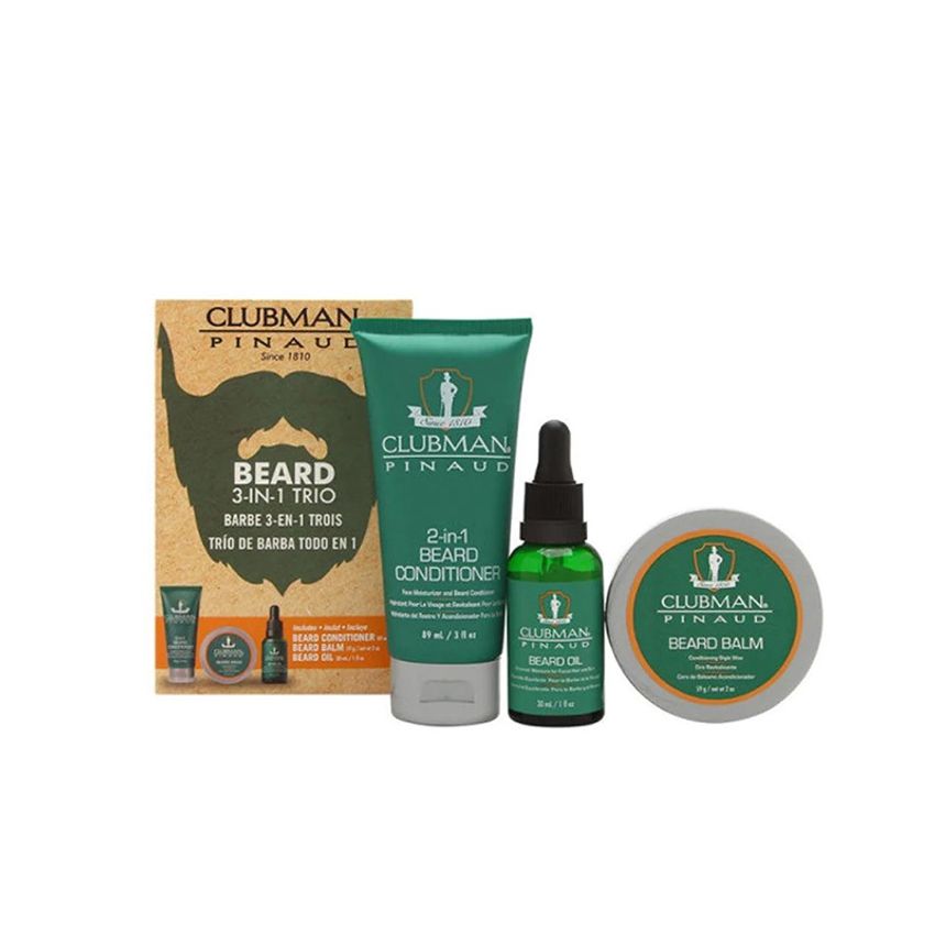  CLUBMAN BEARD PACK TRIO