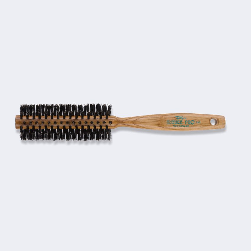 DANNYCO OAK HANDLE BOAR BRUSH MEDIUM