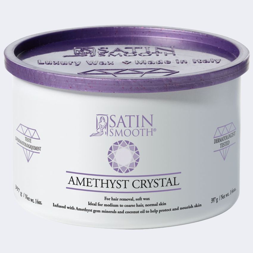 SATIN SMOOTH AMETHYST CRYSTAL CREAM WAX
