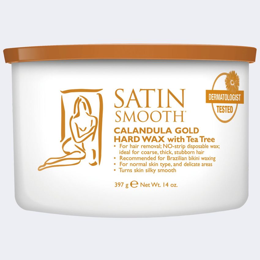 SATIN SMOOTH CALENDULA HARD WAX 14oz