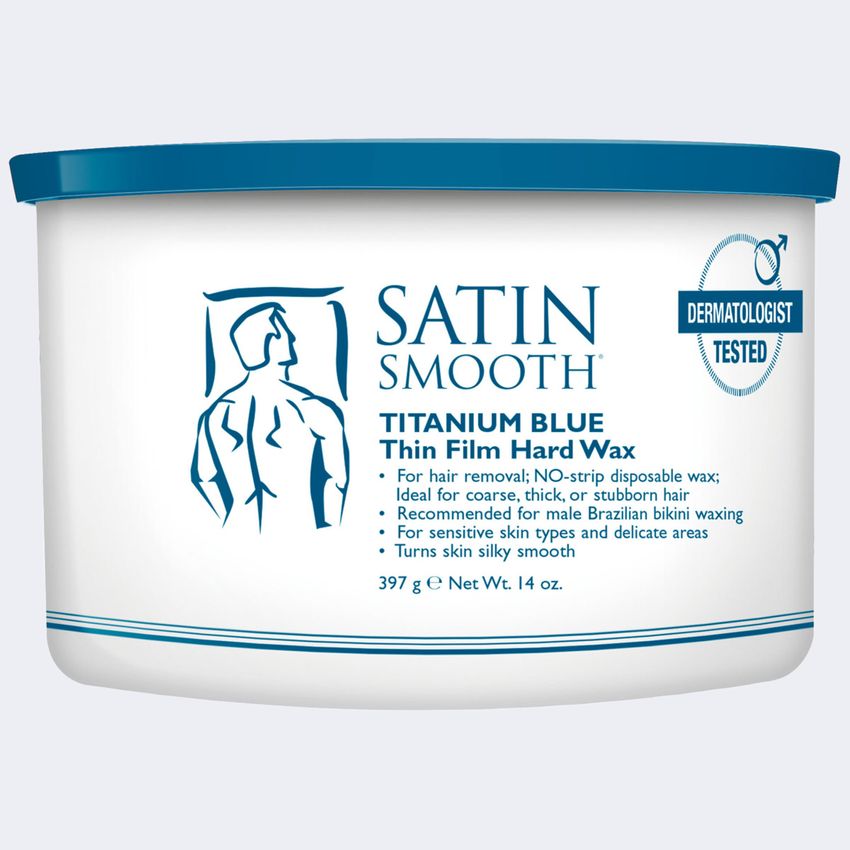 SATIN SMOOTH TITANIUM HARD WAX 14oz