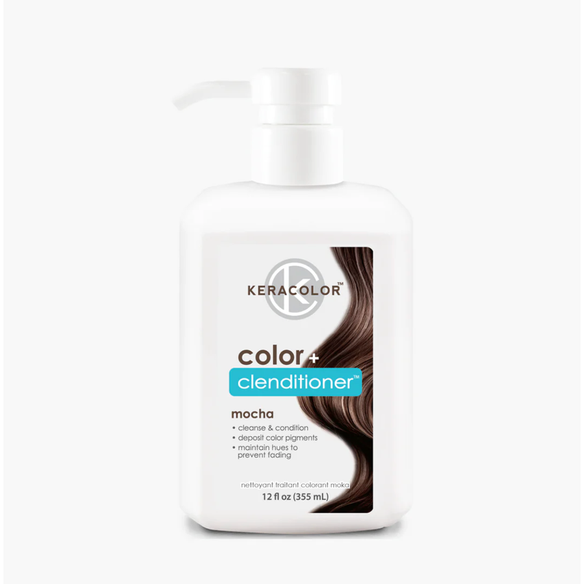 KERACOLOR COLOR+CLENDITIONER MOCHA 12oz