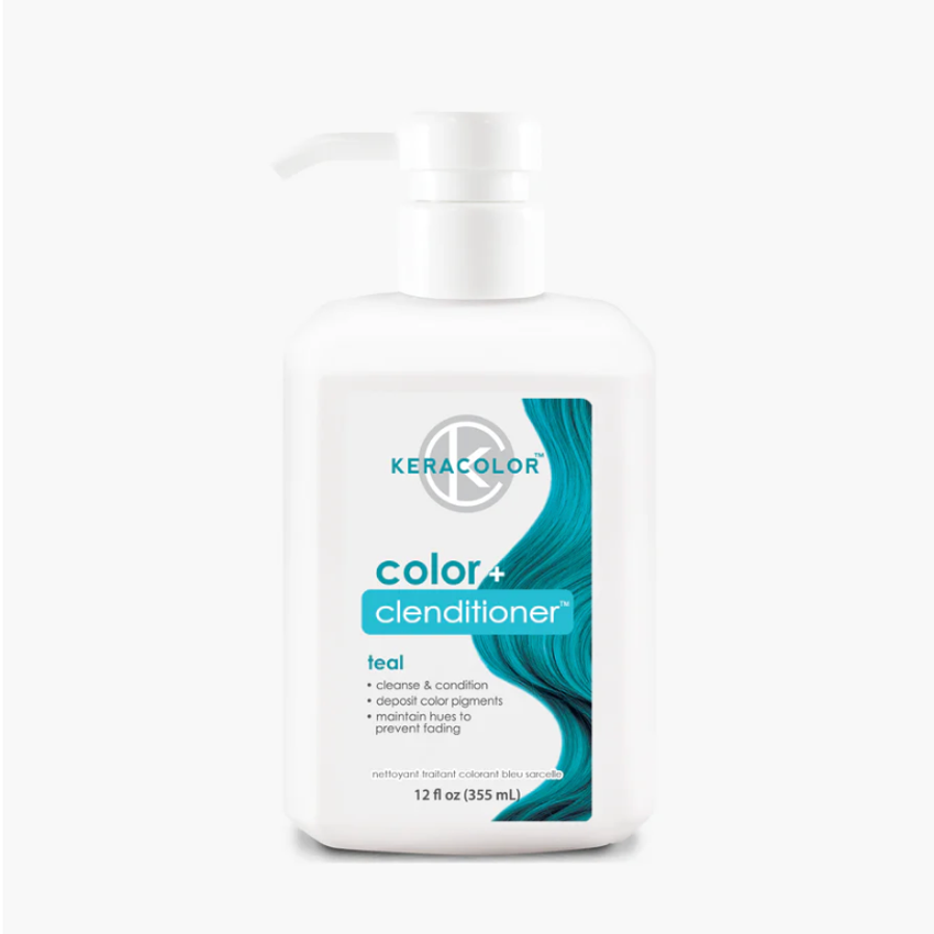 KERACOLOR COLOR+CLENDITIONER TEAL 12oz