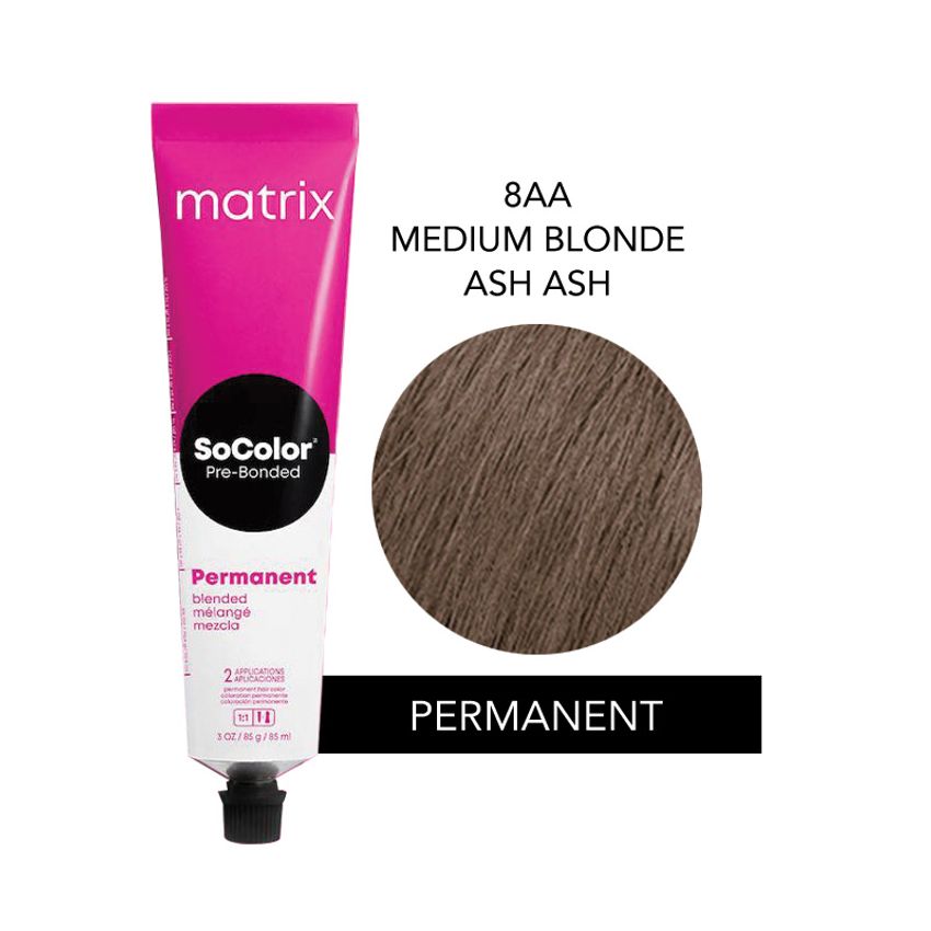 SOCOLOR MEDIUM BLONDE ASH ASH 8AA