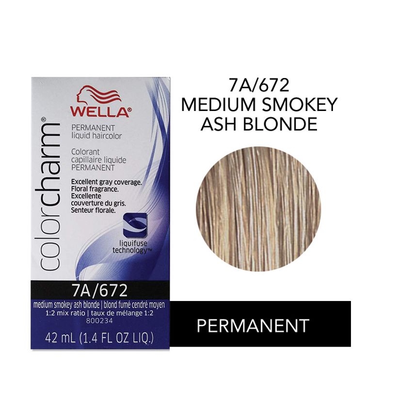 COLOR CHARM LIQUID COLOR 672 SMOKEY ASH BLONDE