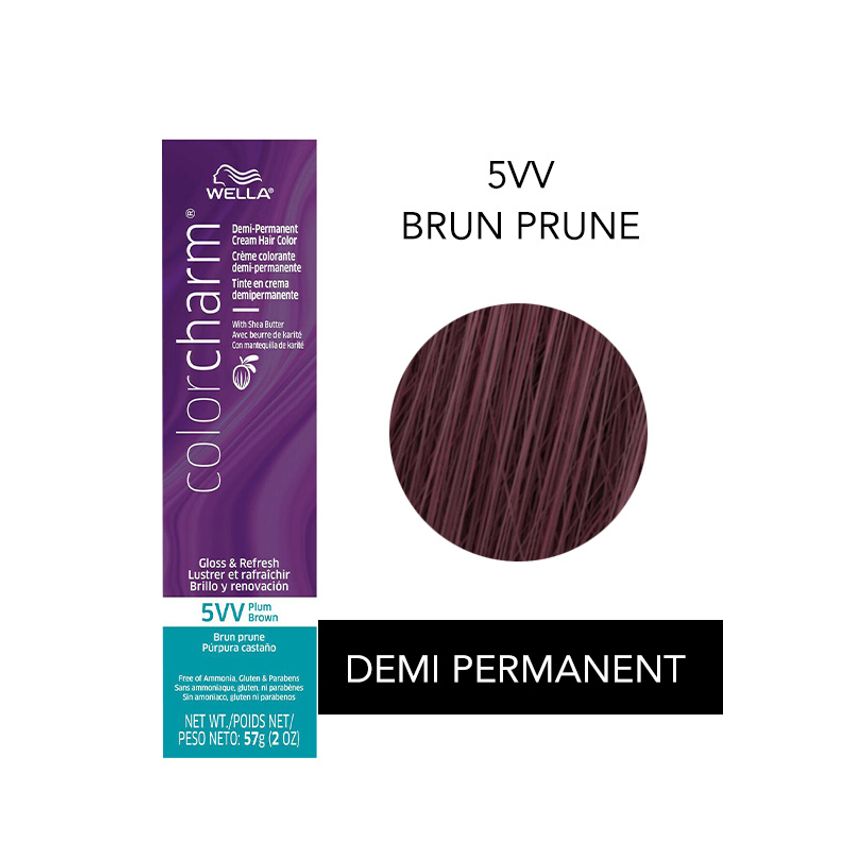 COLOR CHARM DEMI 5VV PLUM BROWN