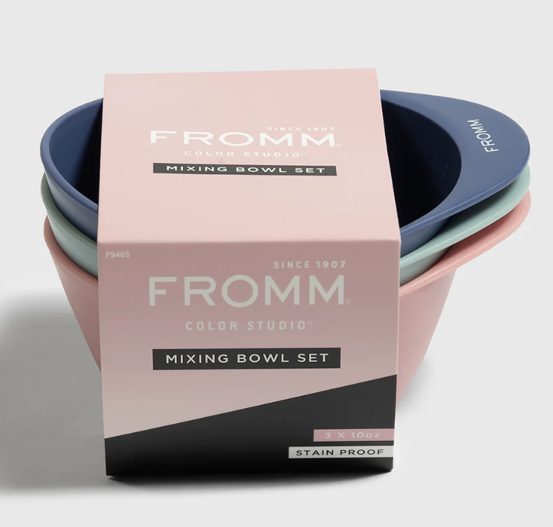 Fromm 10oz Color Bowl Assorted 3-Pack