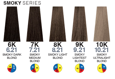 Itely Aquarely 9K Smoky Lightest Blonde