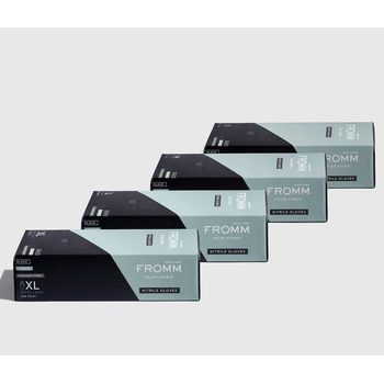 Fromm Black Nitrile Gloves Small 100/Box